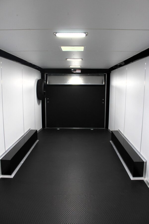Enclosed Car Hauler 2025 24′ Blaze w/Finished Interior/Aluminum Wheels & Rear Wing #8506 - Image 4