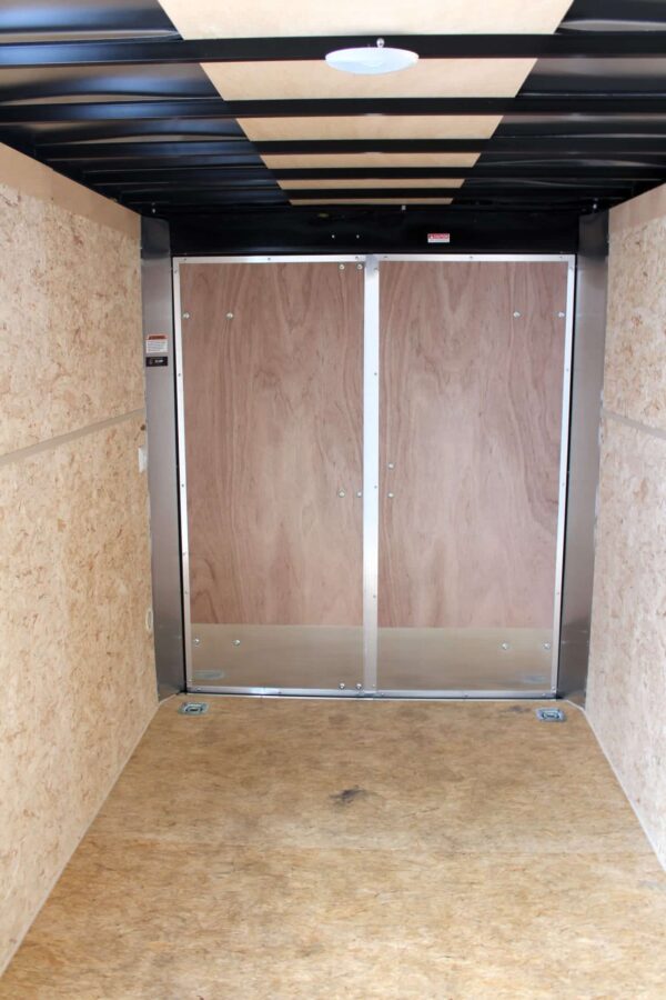 Enclosed Cargo Trailers For Sale 2025 6′ X 12′ Ladder Racks Slant V-Nose #8959 - Image 4