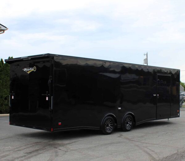 Enclosed Car Hauler 2025 26′ Blaze Finished 7′ Interior & Rear Wing #9138 - Image 7