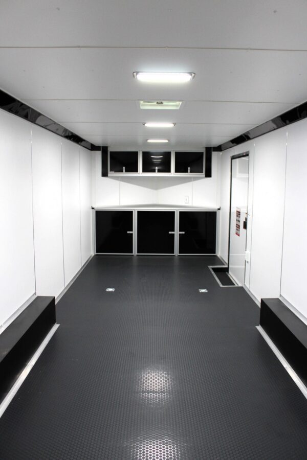 Enclosed Car Hauler 2025 26′ Blaze Finished 7′ Interior & Rear Wing #9138 - Image 3