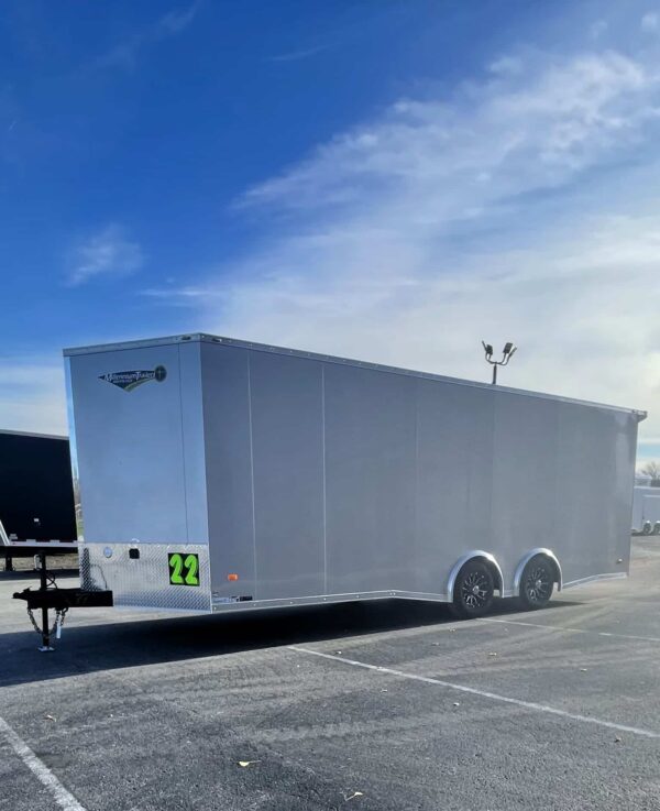 Enclosed Car Hauler 2025 22′ Blaze w/Finished Interior/ Aluminum Wheels & Rear Wing #7740 - Image 5