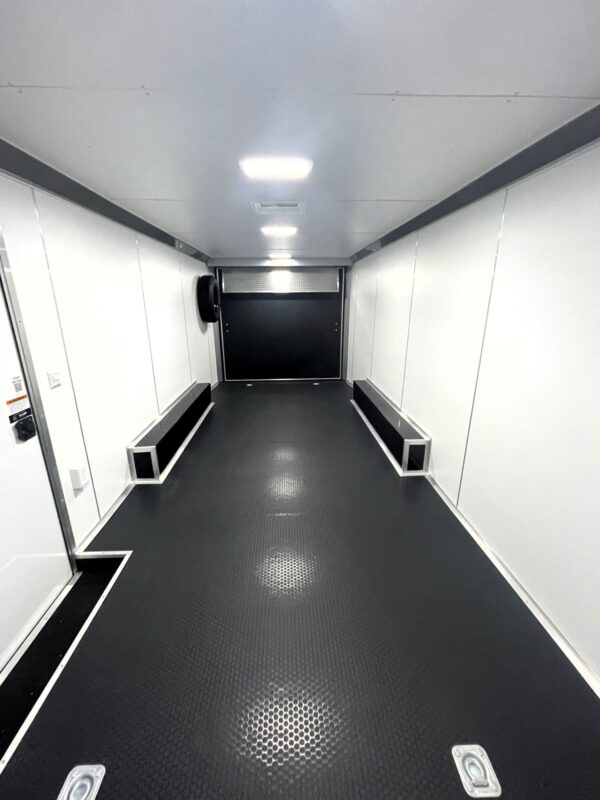 Enclosed Car Hauler 2025 22′ Blaze w/Finished Interior/ Aluminum Wheels & Rear Wing #7740 - Image 4