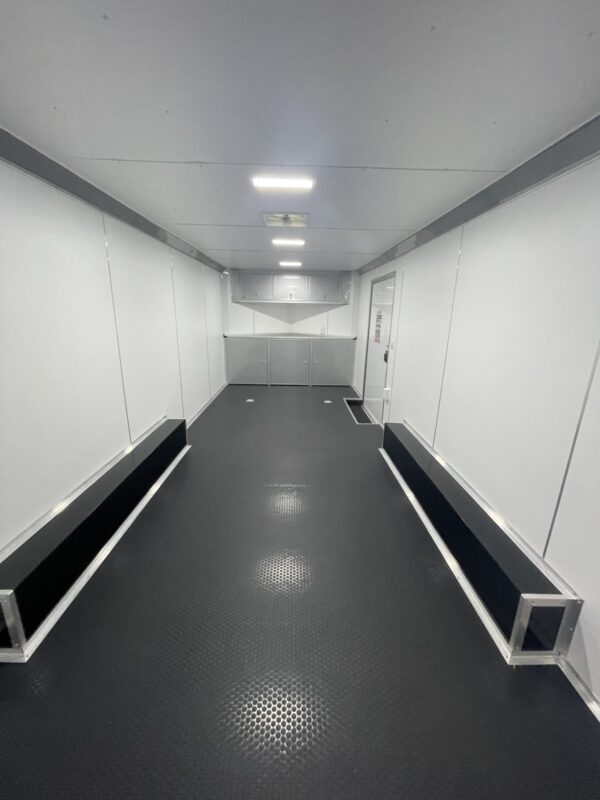 Enclosed Car Hauler 2025 22′ Blaze w/Finished Interior/ Aluminum Wheels & Rear Wing #7740 - Image 3