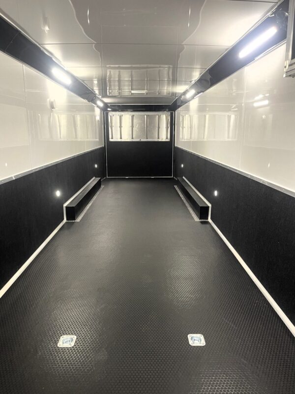 Enclosed Gooseneck Trailer For Sale 2025 48′ Haulmark Edge Car Hauler LOADED #8726 - Image 6