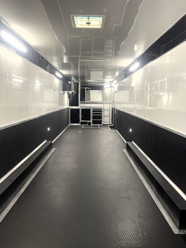 Enclosed Gooseneck Trailer For Sale 2025 48′ Haulmark Edge Car Hauler LOADED #8726 - Image 3