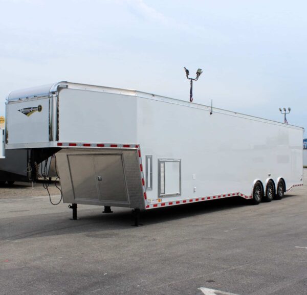 Enclosed Gooseneck Trailer For Sale 2025 44′ Edge Car Hauler #7879 - Image 6