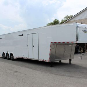 Enclosed Gooseneck Trailer For Sale 2025 44′ Edge Car Hauler #7879