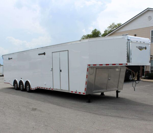 Enclosed Gooseneck Trailer For Sale 2025 44′ Edge Car Hauler #7879