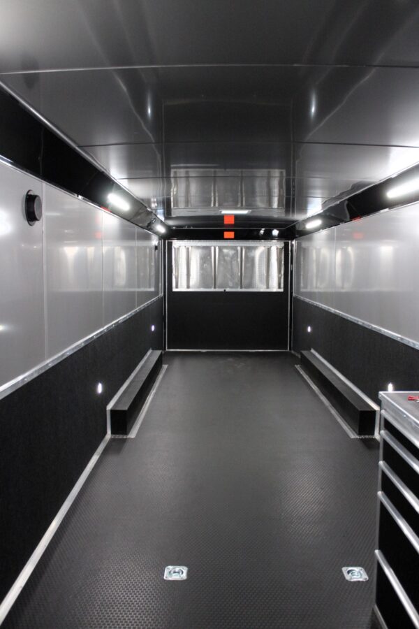 Enclosed Gooseneck Trailer For Sale 2025 44′ Edge Car Hauler #7879 - Image 5