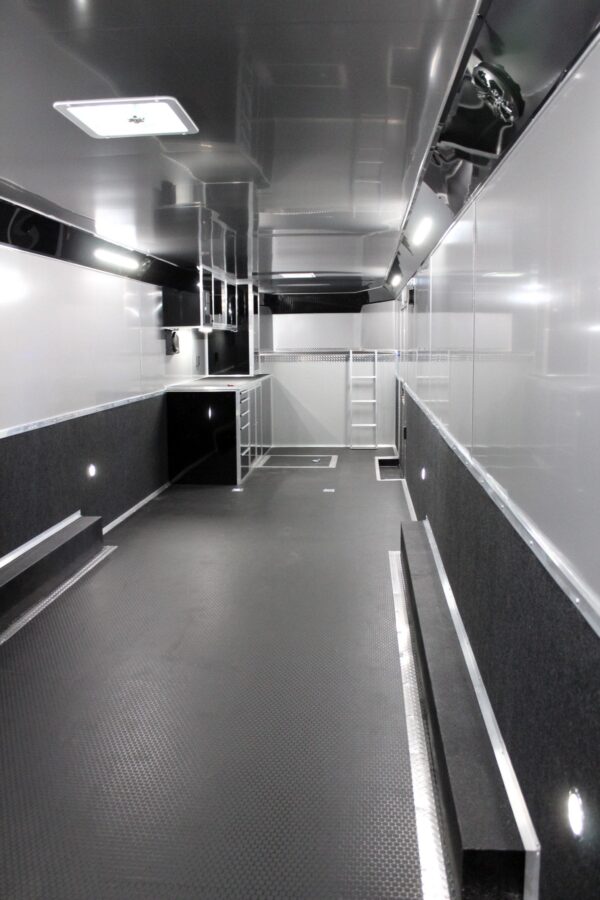 Enclosed Gooseneck Trailer For Sale 2025 44′ Edge Car Hauler #7879 - Image 3