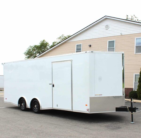 Enclosed Car Hauler 2025 22′ Blaze w/Finished Interior/Aluminum Wheels & Rear Wing #8491 - Image 5
