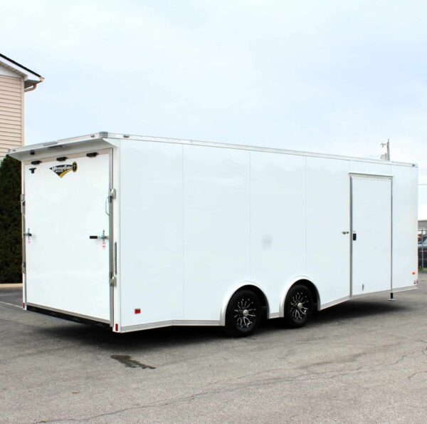 Enclosed Car Hauler 2025 22′ Blaze w/Finished Interior/Aluminum Wheels & Rear Wing #8491 - Image 6
