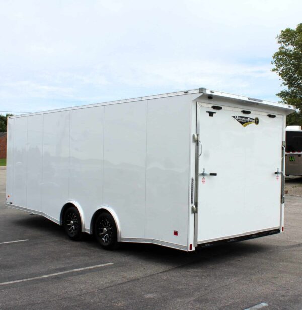 Enclosed Car Hauler 2025 22′ Blaze w/Finished Interior/Aluminum Wheels & Rear Wing #8491 - Image 7