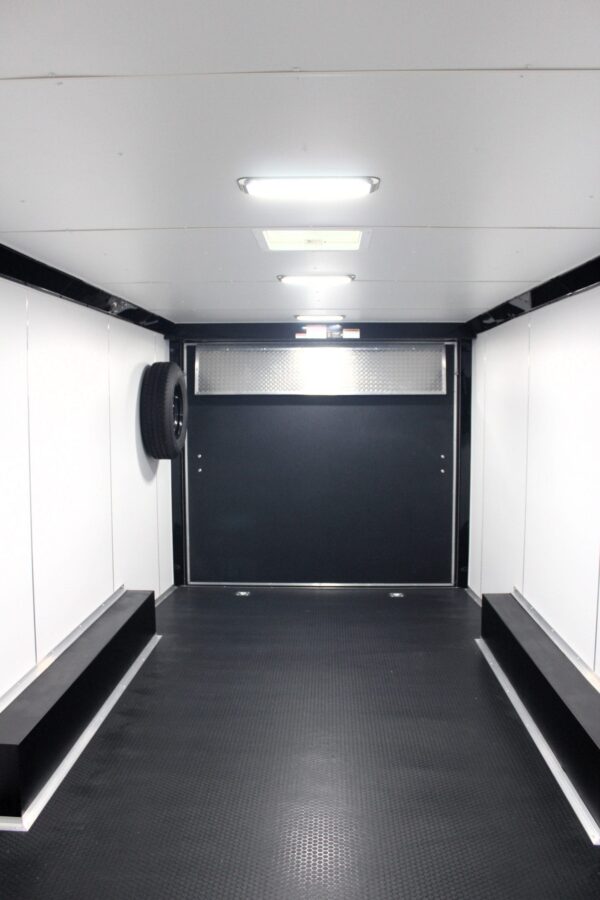 Enclosed Car Hauler 2025 22′ Blaze w/Finished Interior/Aluminum Wheels & Rear Wing #8491 - Image 3