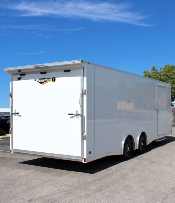 Enclosed Car Hauler 2025 24′ Aluminum Blaze w/Aluminum Wheels/Rear Wing & Finished Interior #9500 - Image 6
