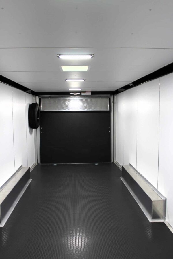 Enclosed Car Hauler 2025 24′ Aluminum Blaze w/Aluminum Wheels/Rear Wing & Finished Interior #9500 - Image 4