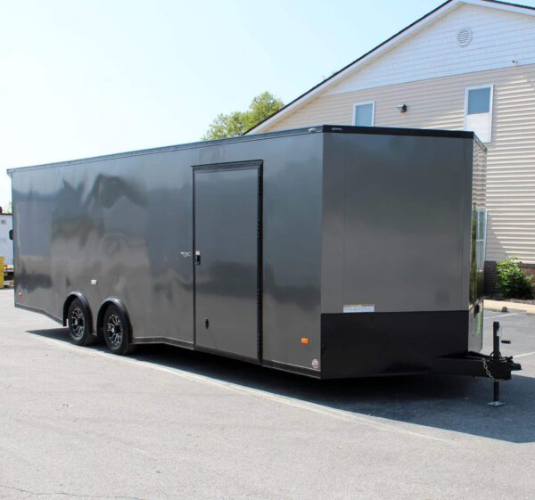 Enclosed Car Hauler 2025 26′ Blaze Finished 7ft Interior & Rear Wing #8507 - Image 5
