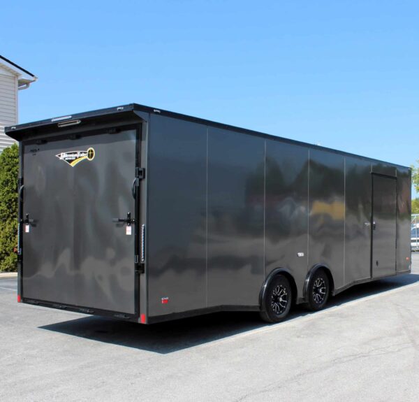 Enclosed Car Hauler 2025 26′ Blaze Finished 7ft Interior & Rear Wing #8507 - Image 7
