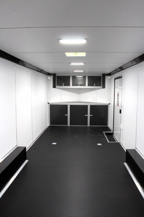 Enclosed Car Hauler 2025 26′ Blaze Finished 7ft Interior & Rear Wing #8507 - Image 3