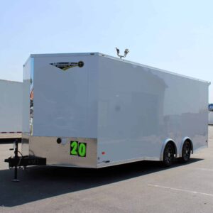 Enclosed Car Hauler 2025 20′ Blaze w/Finished Interior/Aluminum Wheels & Rear Wing #9528