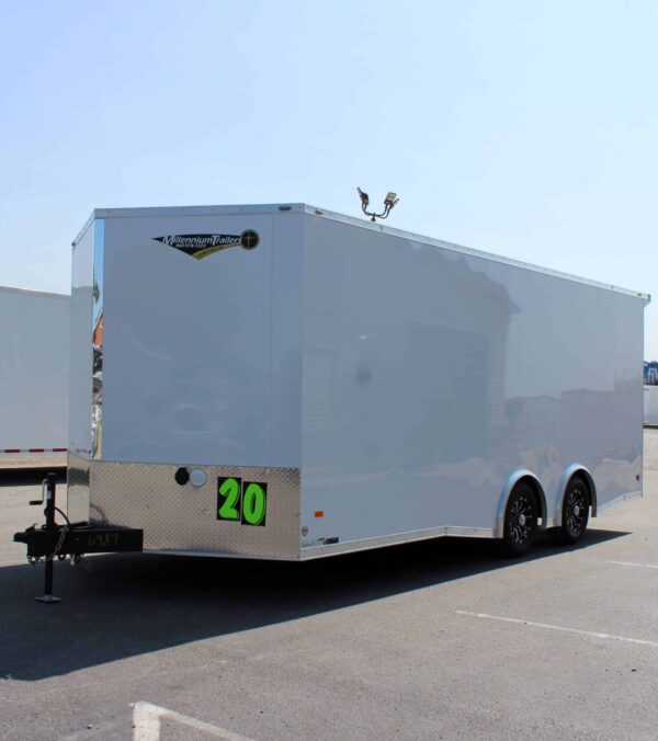 Enclosed Car Hauler 2025 20′ Blaze w/Finished Interior/Aluminum Wheels & Rear Wing #9528