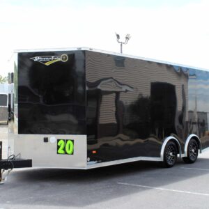 Enclosed Car Hauler 2025 20′ Blaze w/Finished Interior/Aluminum Wheels & Rear Wing #9527