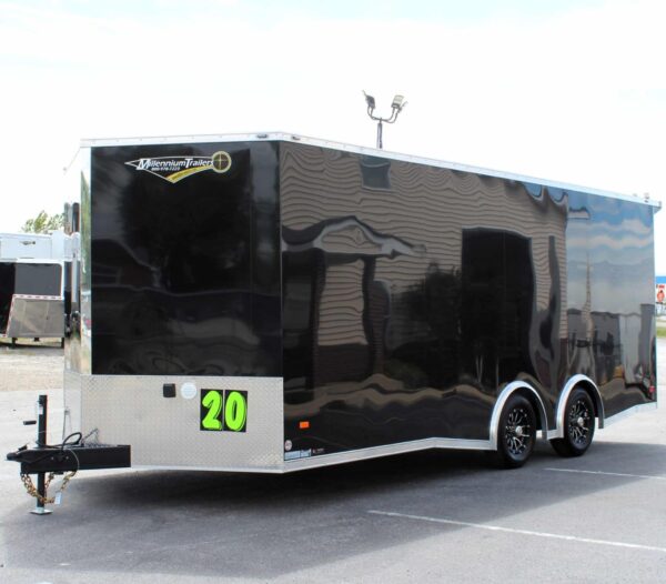 Enclosed Car Hauler 2025 20′ Blaze w/Finished Interior/Aluminum Wheels & Rear Wing #9527