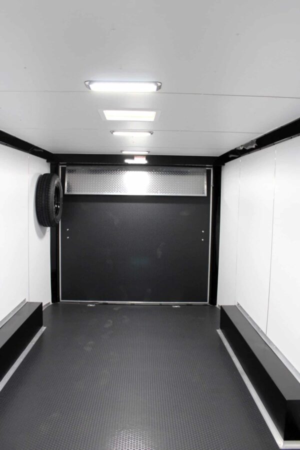 Enclosed Car Hauler 2025 20′ Blaze w/Finished Interior/Aluminum Wheels & Rear Wing #9527 - Image 4