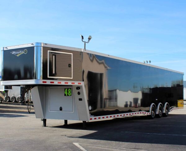 Enclosed Gooseneck Trailer 2025 48′ Icon Performance Car Hauler w/Free Upgraded C-Tech Toolbox #8734 - Image 6