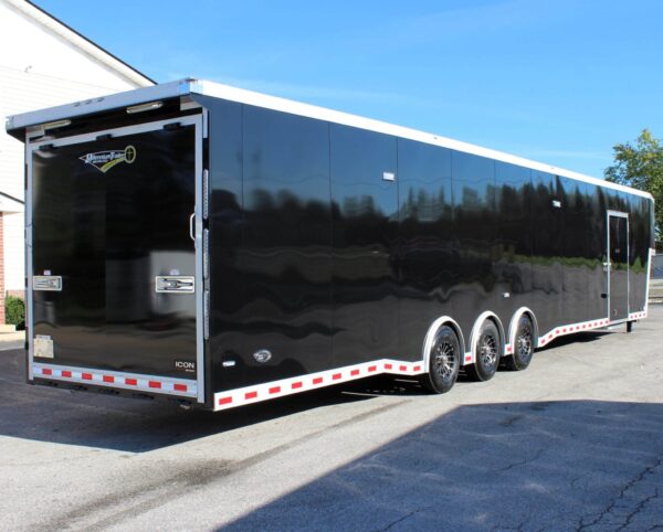 Enclosed Gooseneck Trailer 2025 48′ Icon Performance Car Hauler w/Free Upgraded C-Tech Toolbox #8734 - Image 8