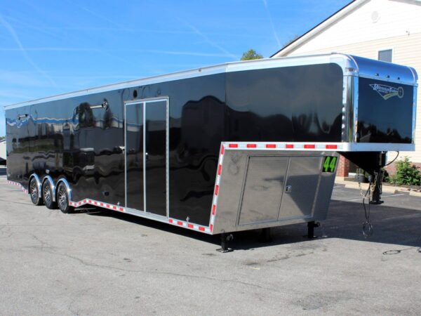 Enclosed Gooseneck Trailer For Sale 2025 44′ Edge Car Hauler #2766