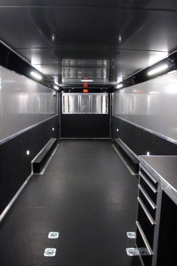 Enclosed Gooseneck Trailer For Sale 2025 44′ Edge Car Hauler #2766 - Image 6