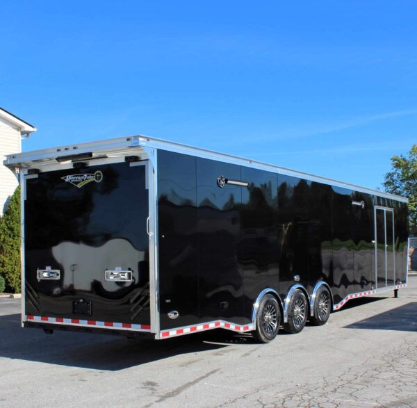 Enclosed Gooseneck Trailer For Sale 2025 44′ Edge Car Hauler #2766 - Image 9