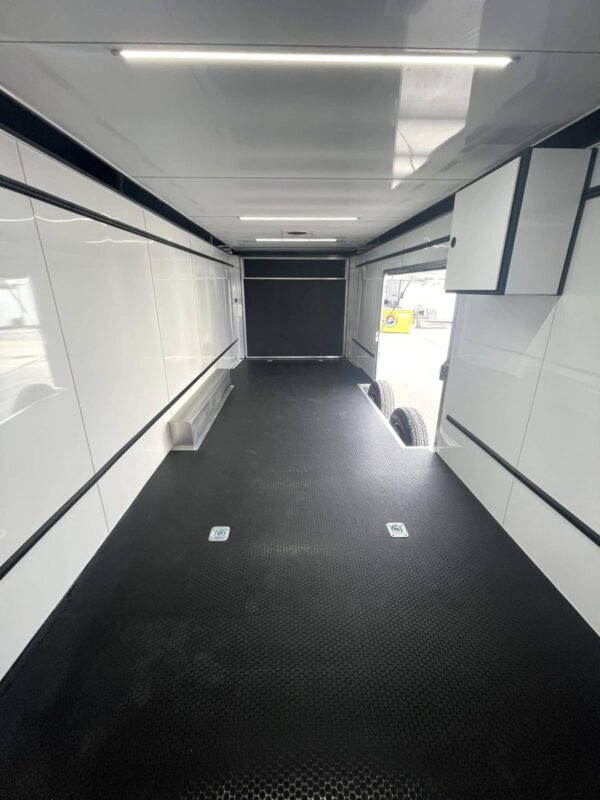 Enclosed ATC Car Trailer Loaded 2025 28′ Aluminum ROM 550 LifeTrac & Large Escape Door #4655 - Image 4