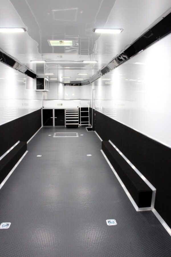Enclosed Gooseneck Trailer 2025 48′ Icon Performance Car Hauler w/Free Upgraded C-Tech Toolbox #8687 - Image 3