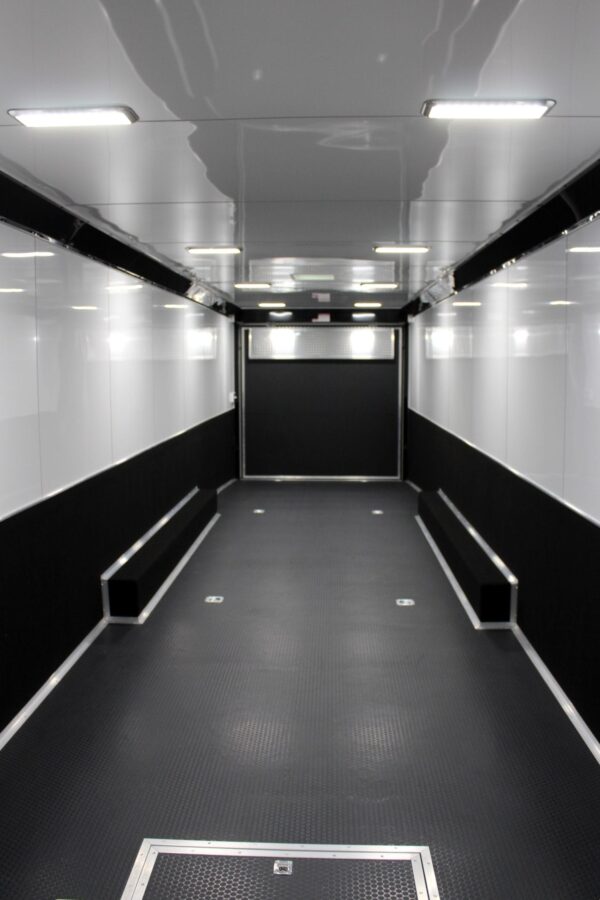 Enclosed Gooseneck Trailer 2025 48′ Icon Performance Car Hauler w/Free Upgraded C-Tech Toolbox #8687 - Image 4