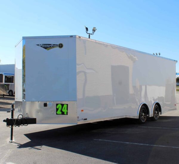 Enclosed Car Hauler 2025 24′ Blaze w/Aluminum Wheels/Rear Wing & Finished Interior #7515 - Image 5
