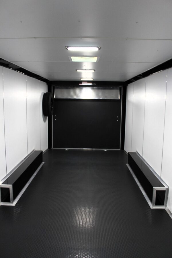 Enclosed Car Hauler 2025 24′ Blaze w/Aluminum Wheels/Rear Wing & Finished Interior #7515 - Image 4
