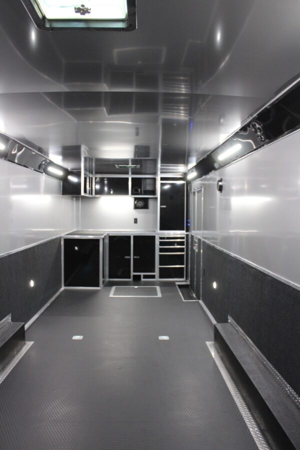 Enclosed Car Trailer 2025 34′ w/Turbo Package #9437 - Image 3