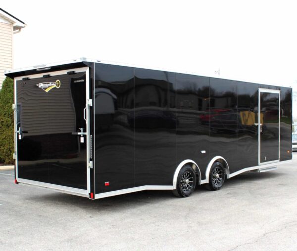 Enclosed Car Hauler 2025 26′ Aluminum Blaze Finished 7′ Interior & Rear Wing #8571 - Image 7