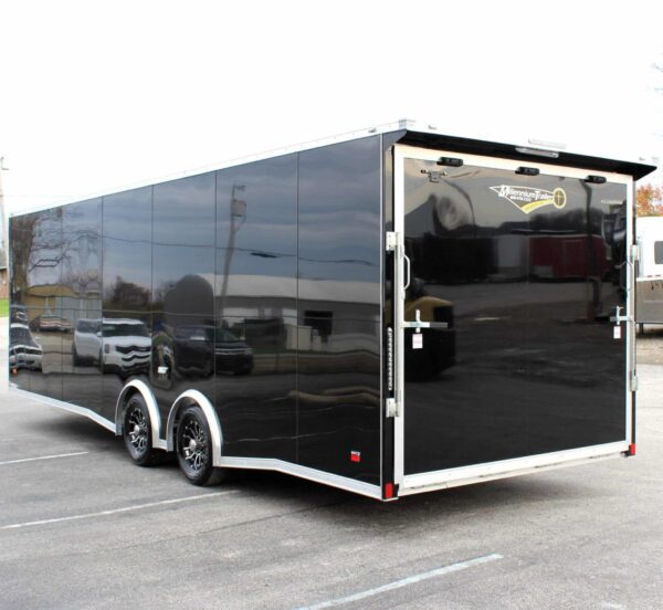 Enclosed Car Hauler 2025 26′ Aluminum Blaze Finished 7′ Interior & Rear Wing #8571 - Image 6