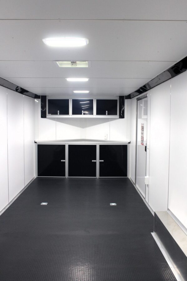 Enclosed Car Hauler 2025 26′ Aluminum Blaze Finished 7′ Interior & Rear Wing #8571 - Image 3