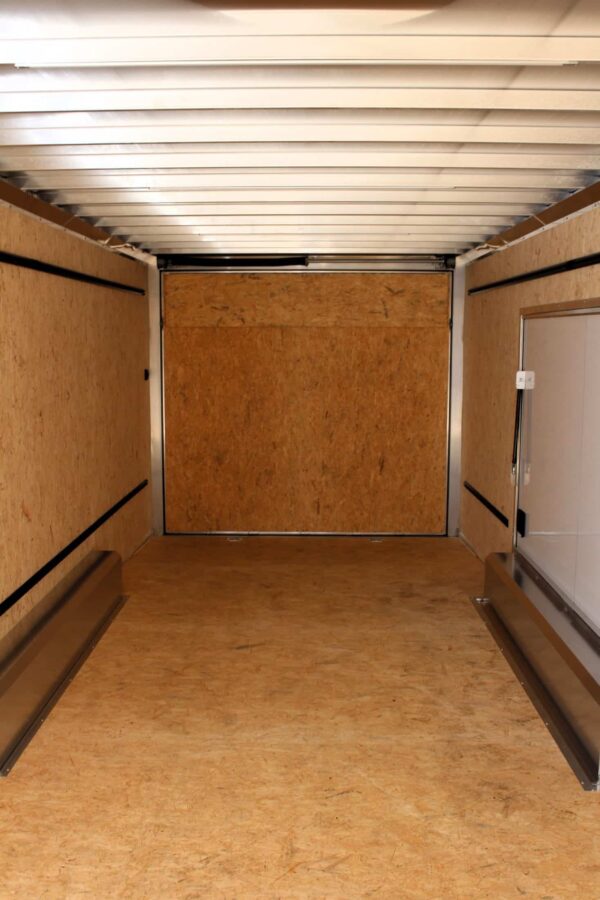 Enclosed ATC Car Trailer 2025 24′ Aluminum ROM 450 w/Large Escape Door & Removable Wheelbox #3641 - Image 4