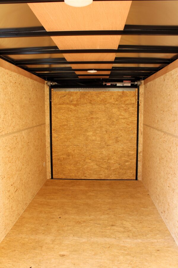 Enclosed Cargo Trailer 2025 7′ X 16′ Hero w/7′ Interior, Alum Wheels & Ramp Door #7971 - Image 4