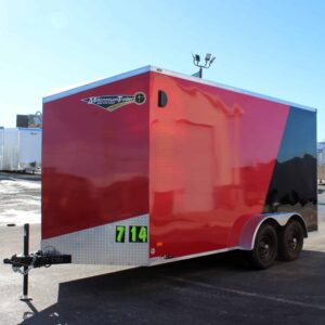 Enclosed Cargo Trailer 2025 7′ X 14′ Scout w/ 7′ Interior & Ramp Door #8084