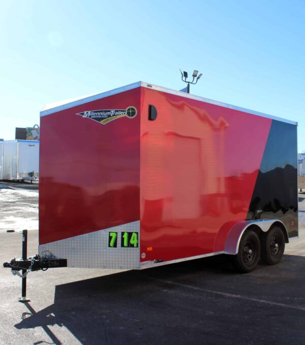 Enclosed Cargo Trailer 2025 7′ X 14′ Scout w/ 7′ Interior & Ramp Door #8084