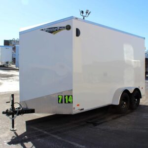 Enclosed Cargo Trailer 2025 7′ X 14′ Scout w/Double Rear Doors & 7′ Interior #8009
