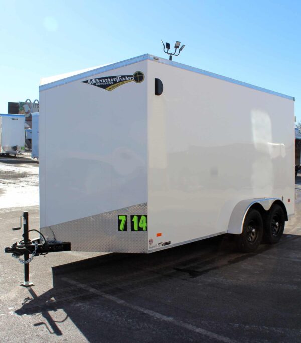 Enclosed Cargo Trailer 2025 7′ X 14′ Scout w/Double Rear Doors & 7′ Interior #8009