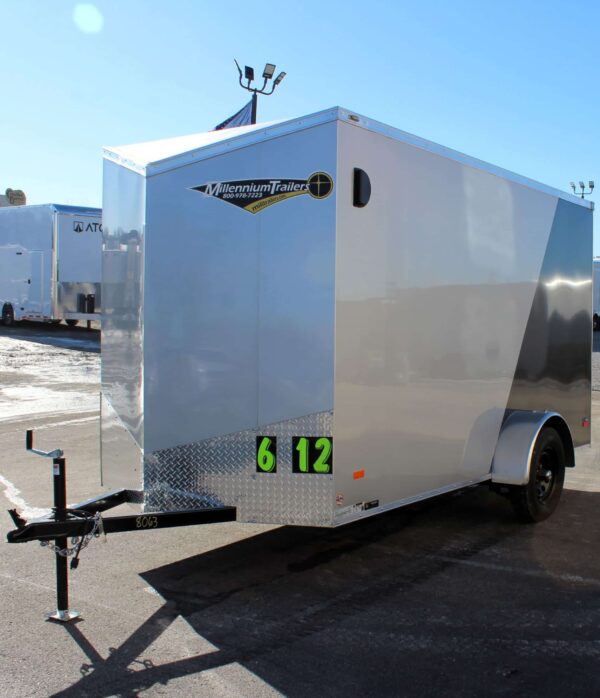 Enclosed Cargo Trailer 2025 6′ X 12′ Scout w/V-Nose & Ramp Door #8063
