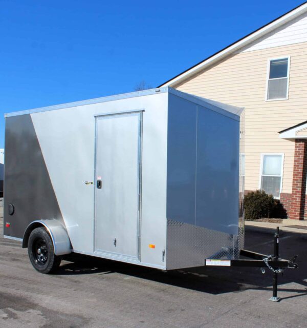 Enclosed Cargo Trailer 2025 6′ X 12′ Scout w/V-Nose & Ramp Door #8063 - Image 5